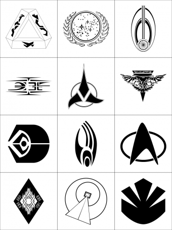 Star Trek Symbols Vector Graphics - United Federation of Planets