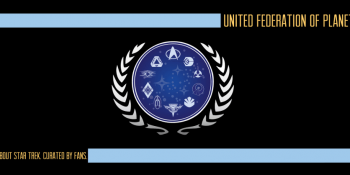 United Federation of Planets Header and Badge